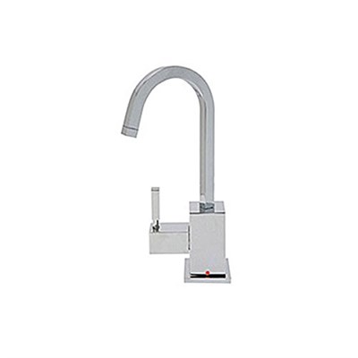 Hot Water Faucet with Contemporary Square Body & Handle